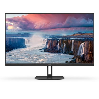  Зображення TFT 27" AOC 27V5CE/BK, FHD, IPS, 75Гц, 1 мс, HDMI, USB-C, USB-hub, колонки, чорний 