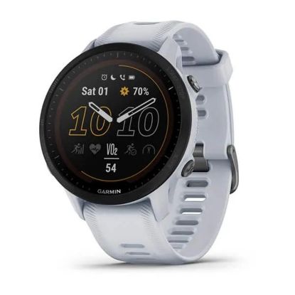  Зображення Смарт-годинник Garmin Forerunner 955 White (010-02638-J1) 