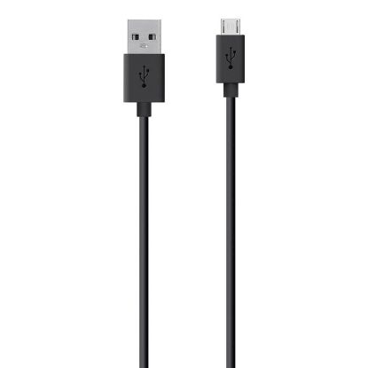  Зображення Кабель Belkin Mixit USB - MicroUSB, 1.2 м Black (F2CU012bt04-BLK) 