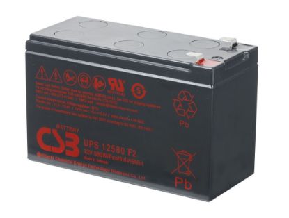  Зображення Акумуляторна батарея CSB 12V 10AH (UPS12580/05179) AGM 