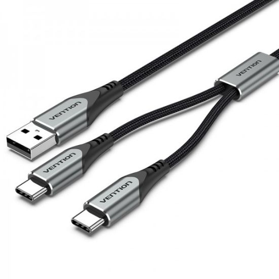  Зображення Кабель Vention USB - USB Type-C, 0.5 m, Grey (CQOHD) 