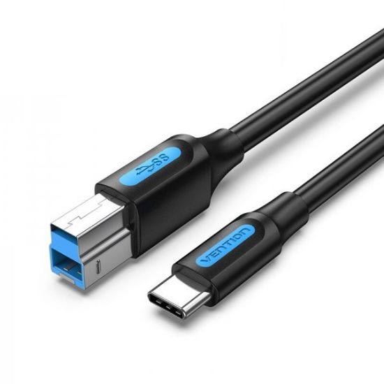  Зображення Кабель для принтера Vention USB C Male - B Male Print 0.25 м (CQVBC) 