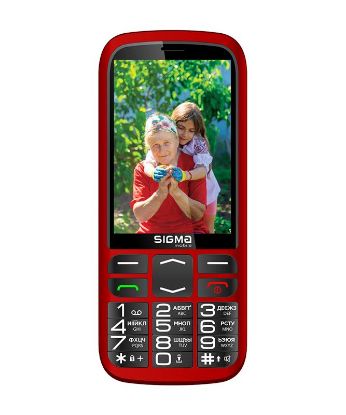  Зображення Мобільний телефон Sigma Comfort 50 Optima Type-C Red (4827798122327) 