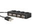  Зображення Концентратор USB 2.0 Frime 4хUSB2.0 Black (FH-20010) 
