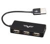  Зображення Концентратор USB 2.0 Frime 4хUSB2.0 Black (FH-20030) 