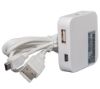  Зображення Концентратор USB 2.0 Frime 4хUSB2.0 White (FH-20021) 