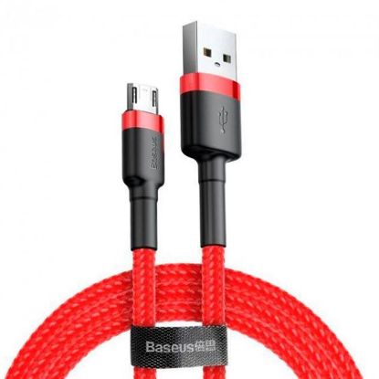  Зображення Кабель USB2.0 AM-MicroUSB M, 2.0 м, 1.5A, Червоний, (двосторонній) CAMKLF-C09 Baseus 