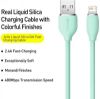  Зображення Кабель USB2.0 AM-Lightning M, 2 м, 2.4A Jelly Liquid Silica Gel CAGD000106 Baseus Зелений 