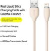  Зображення Кабель USB2.0 AM-Lightning M, 2 м, 2.4A Jelly Liquid Silica Gel CAGD000101 Baseus Чорний 