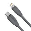  Зображення Кабель USB 2.0 Type-C M-Lightning M, 1.2 м, 20W, Jelly Liquid Silica Gel CAGD020001 Baseus чорний 