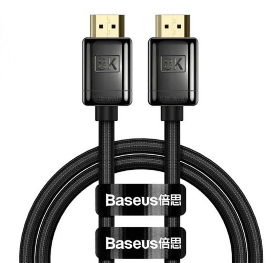  Зображення Кабель мультимедійний HDMI to HDMI 1.0m V2.1 Baseus (WKGQ000001) 