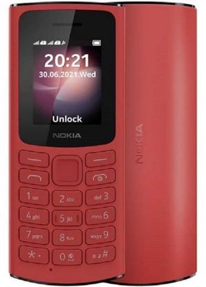  Зображення Мобільний телефон Nokia 105 2023 Dual Sim Red 