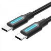  Зображення Кабель Vention USB Type-C - USB Type-C TPE Round PD 60W, 3A, 1m, Black (COSBF) 