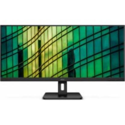  Зображення TFT 34" AOC Q34E2A, IPS, 2560x1080, 75Гц, DP, HDMI x 2, колонки, чорний 