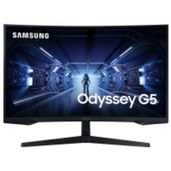  Зображення Монітор Samsung 31.5" Odyssey G5 LC32G55T 2xHDMI, DP, VA, 2560x1440, 144Hz, 1ms, CURVED 