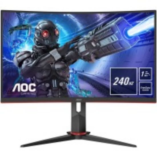  Зображення TFT 31.5" AOC C32G2ZE/BK, VA, 240Гц, вигнутий, DP, HDMI x 2, чорний 