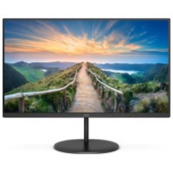  Зображення TFT 27" AOC U27V4EA, IPS, 4K, HDMI, DP, колонки, чорний 