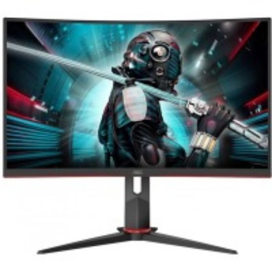  Зображення TFT 27" AOC CQ27G2U/BK, VA, QHD, 1ms, вигнутий, 144Hz, HDMI, DP, USB 3.0,Pivot, колонки, чорний 