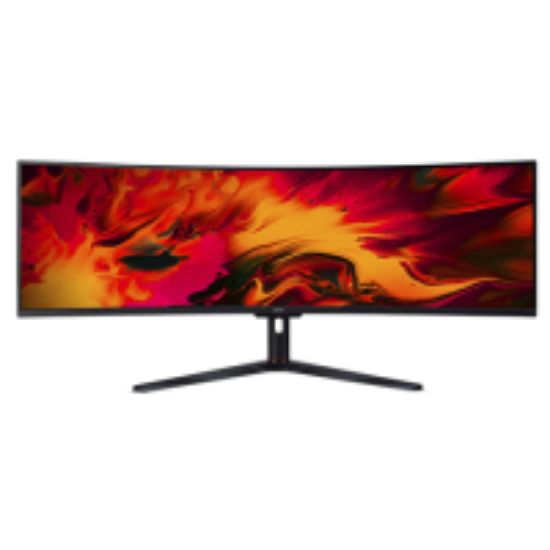  Зображення Монiтор TFT ACER 49" EI491CRSbmiiiphx (UM.SE1EE.S01) 32:9 VA QuantumDot Curved 144Hz 3*HDMI DP MM Black 