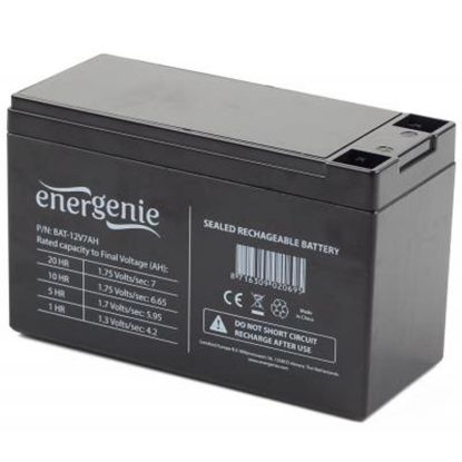  Зображення Аккумуляторная батарея EnerGenie 12В 7 Ач (BAT-12V7AH) 