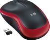  Зображення Мишка бездротова Logitech M185 Cordless (910-002240) Red 