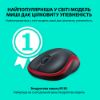  Зображення Мишка бездротова Logitech M185 Cordless (910-002240) Red 