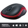  Зображення Мишка бездротова Logitech M185 Cordless (910-002240) Red 