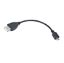  Зображення Дата кабель OTG USB 2.0 AF to Micro 5P 0.1m Cablexpert (A-OTG-AFBM-001) 
