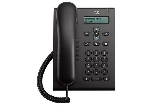  Зображення Дротовий IP-телефон Cisco UC Phone 3905 SIP, Charcoal, Standard Handset 