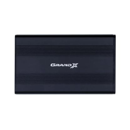  Зображення Кишеня зовнішня Grand-X HDE21 USB Mobile Rack для підключення HDD 2.5", USB 2.0, алюміній) 