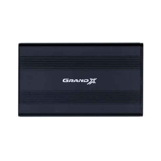  Зображення Кишеня зовнішня Grand-X HDE21 USB Mobile Rack для підключення HDD 2.5", USB 2.0, алюміній) 