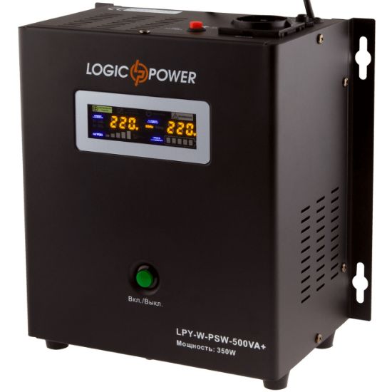  Зображення ДБЖ Logicpower LPY-W-PSW-500VA+ (350Вт) (4142) 