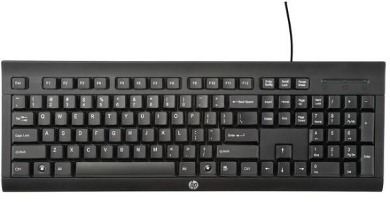  Зображення Клавіатура HP K1500 Black (H3C52AA) 