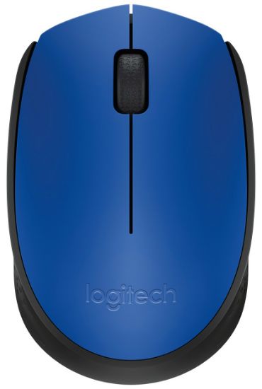  Зображення Мишка бездротова Logitech M171 Wireless Blue/Black (910-004640) 