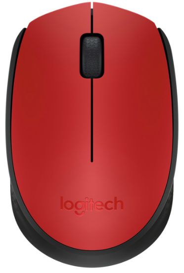  Зображення Мишка бездротова Logitech M171 Wireless Red/Black (910-004641) 