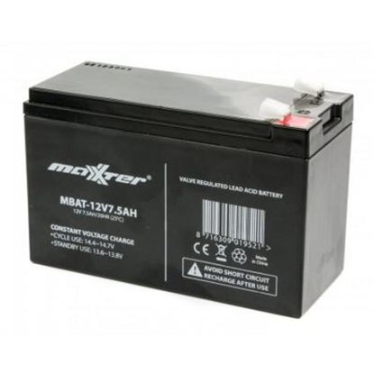  Зображення Аккумуляторная батарея Maxxter MBAT-12V7.5AH 