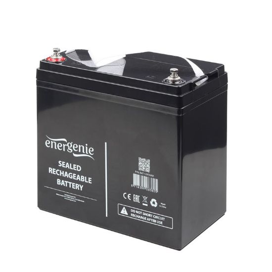  Зображення Акумуляторна батарея EnerGenie 12V  55Aг (BAT-12V55AH)) 