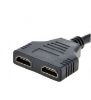  Зображення Адаптер HDMI F to 2xHDMI M, Cablexpert v. 1.4 