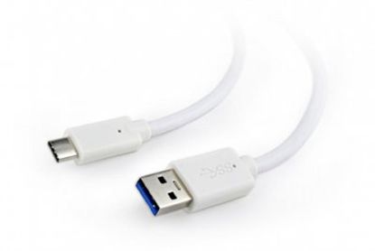  Зображення Кабель USB3.0.Cablexpert CCP-USB3-AMCM-6-W A-папа/C-папа, 1.8 м, преміум) 