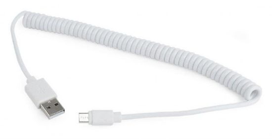  Зображення Кабель 1.8m USB 2.0 (AM/Micro USB Cablexpert (CC-mUSB2C-AMBM-6-W) White 